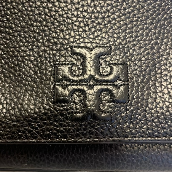 Tory Burch Black Leather Crossbody Purse - Picture 2 of 7